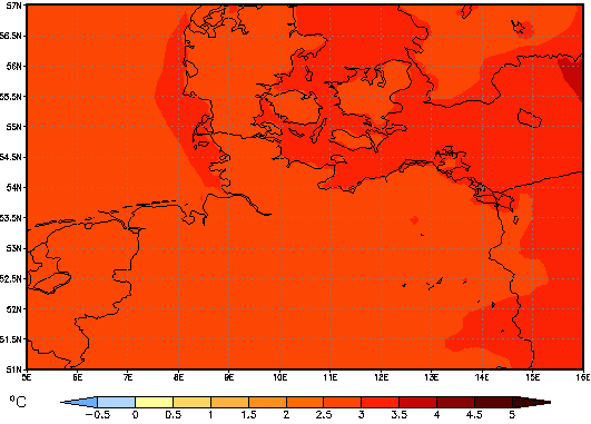 Gebietsmittel dieses Klimalaufs: +2.8°C