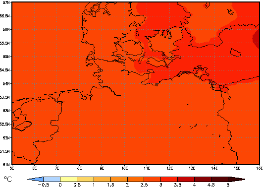Gebietsmittel dieses Klimalaufs: +2.7°C
